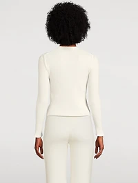 Wool-Blend Ribbed Henley
