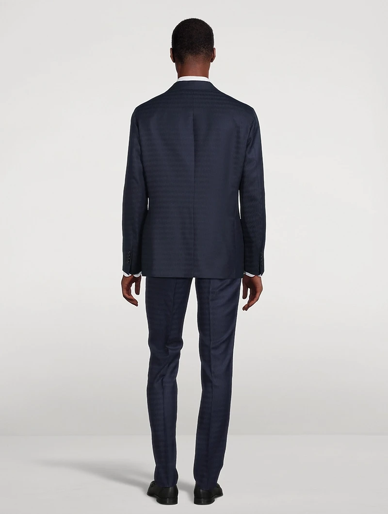 Wool Jacquard Jacket