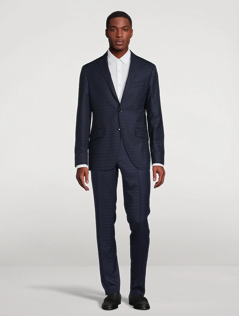 Wool Jacquard Jacket