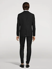 Wool And Cotton Jacquard Jacket