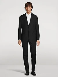 Wool And Cotton Jacquard Jacket