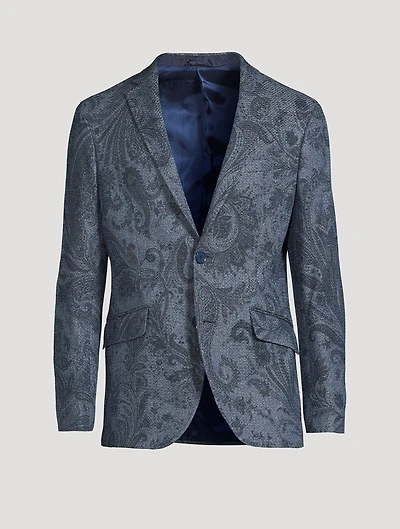 Cotton Jacket Paisley Print