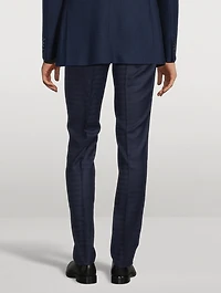Wool Jacquard Pants