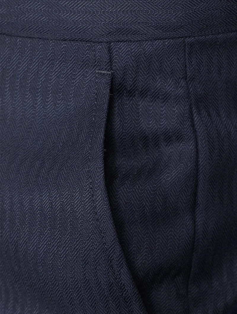 Wool Jacquard Pants