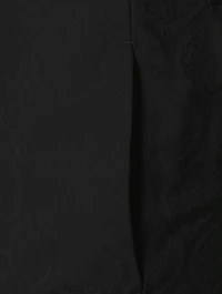Wool And Cotton Jacquard Pants