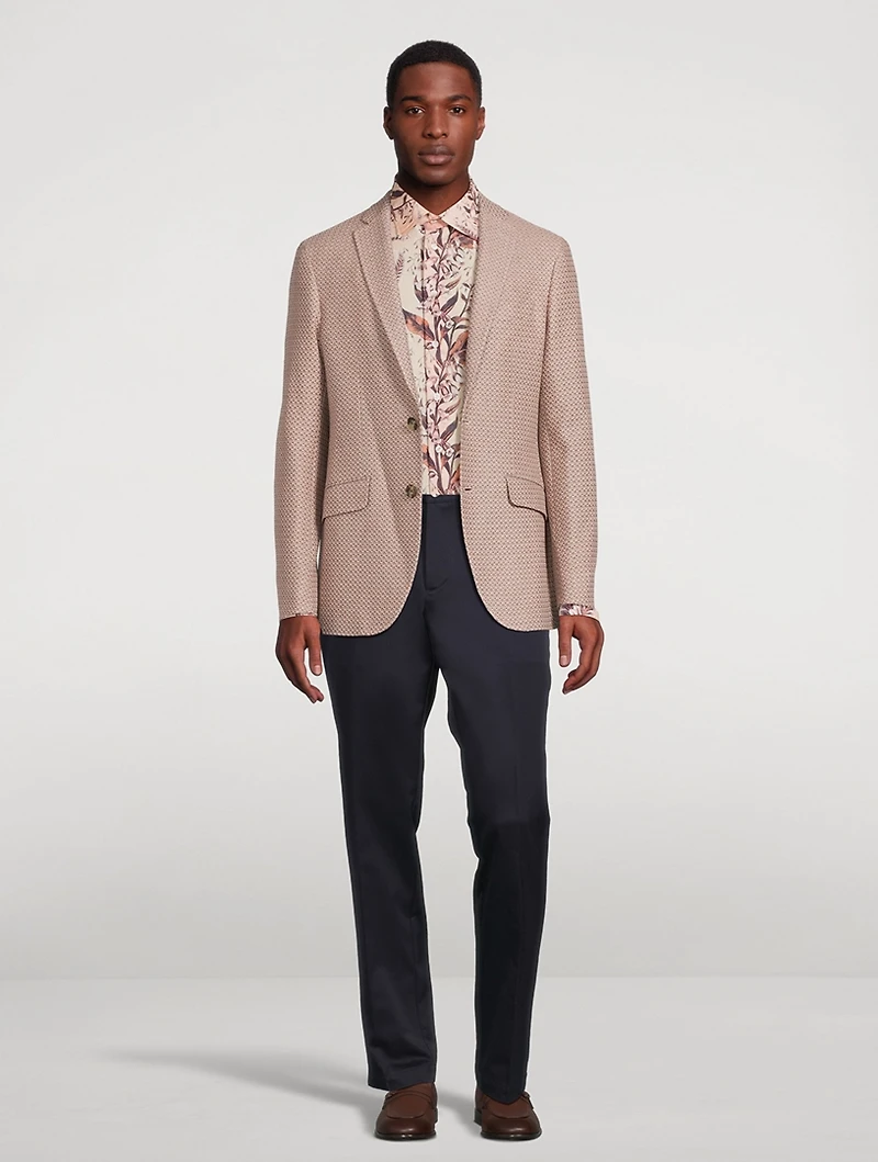 Cotton Dress Shirt Floral Print