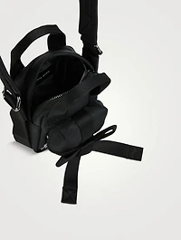 Embellished Nylon Crossbody Bag