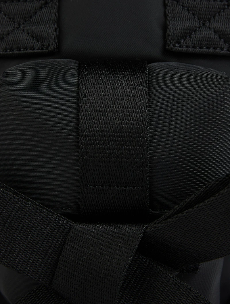 Embellished Nylon Crossbody Bag