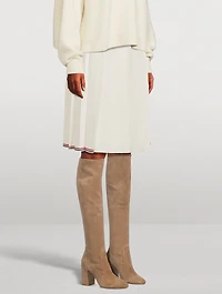 Yuliana Suede Knee-High Slouch Boots