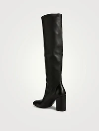 Yuliana Leather Knee-High Slouch Boots
