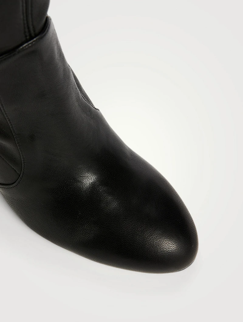 Yuliana Leather Knee-High Slouch Boots
