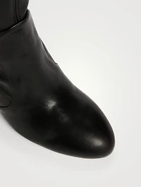 Yuliana Leather Knee-High Slouch Boots