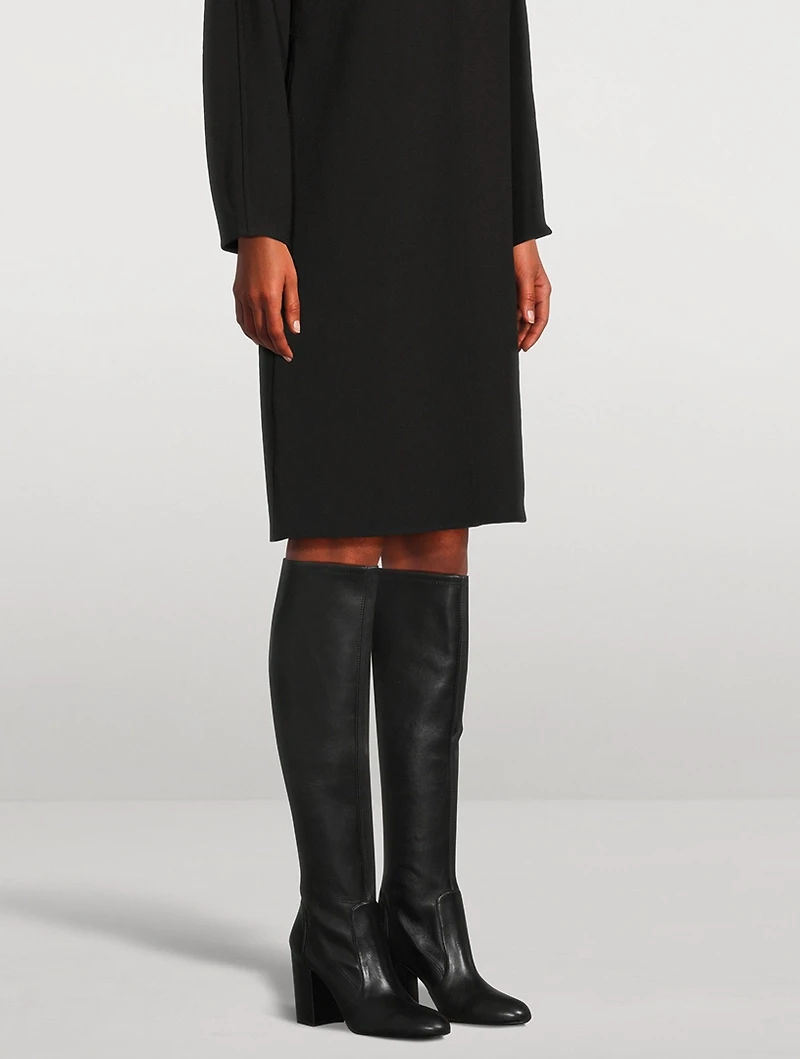 Yuliana Leather Knee-High Slouch Boots
