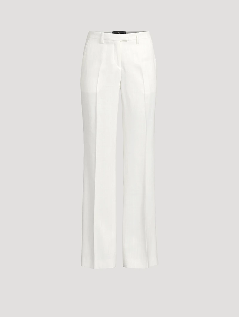 Straight-Leg Trousers