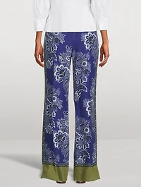 Silk Palazzo Pants