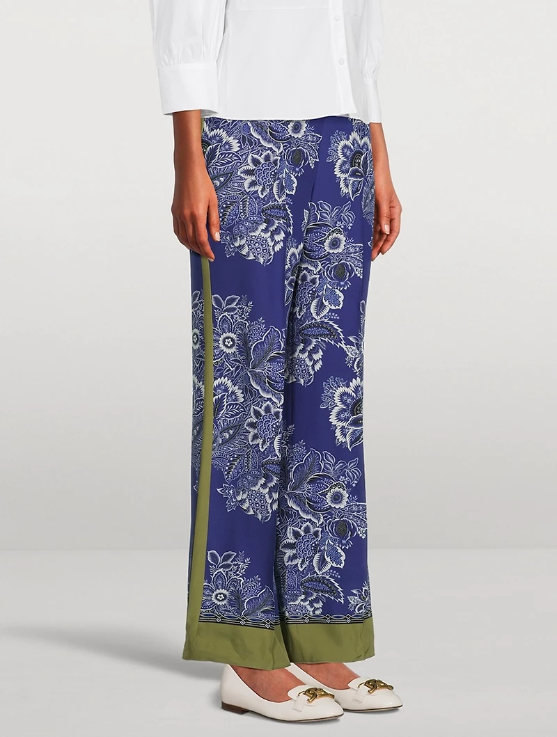 Silk Palazzo Pants