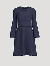 Cotton-Blend Mini Dress