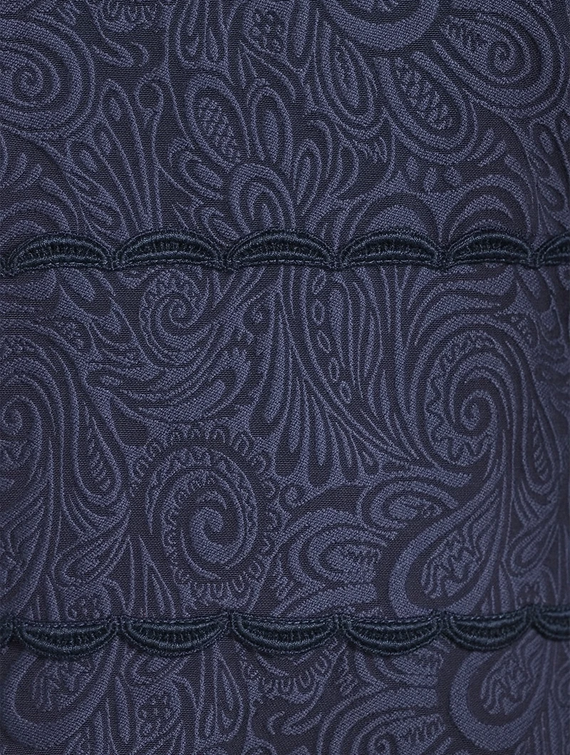 Cotton-Blend Mini Dress