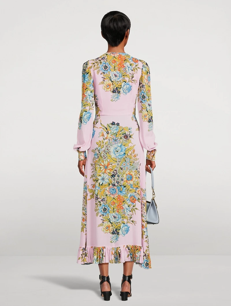 Midi Dress Floral Print