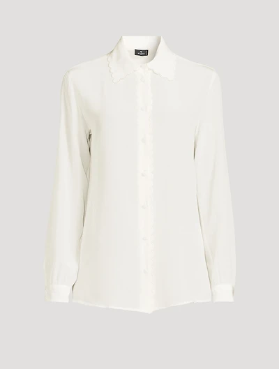 Crepe de Chine Silk Shirt