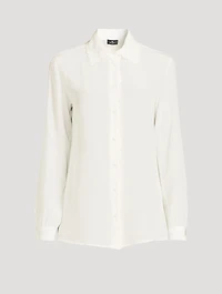 Crepe de Chine Silk Shirt