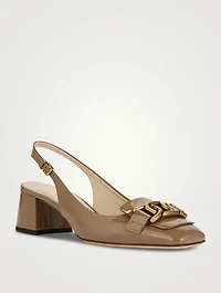 Kate Patent Leather Slingback Pumps
