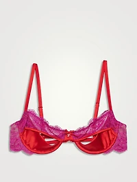 Naomi Lace Cut-Out Balconette Bra