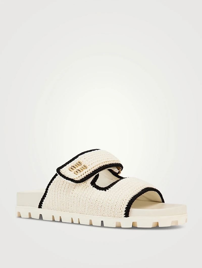 Crochet Slide Sandals