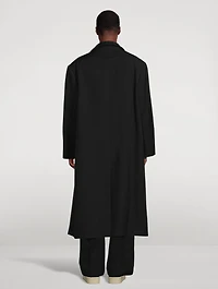 Double Wool Stand Collar Overcoat