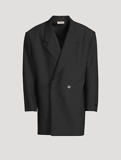 Wool Jacquard California Blazer