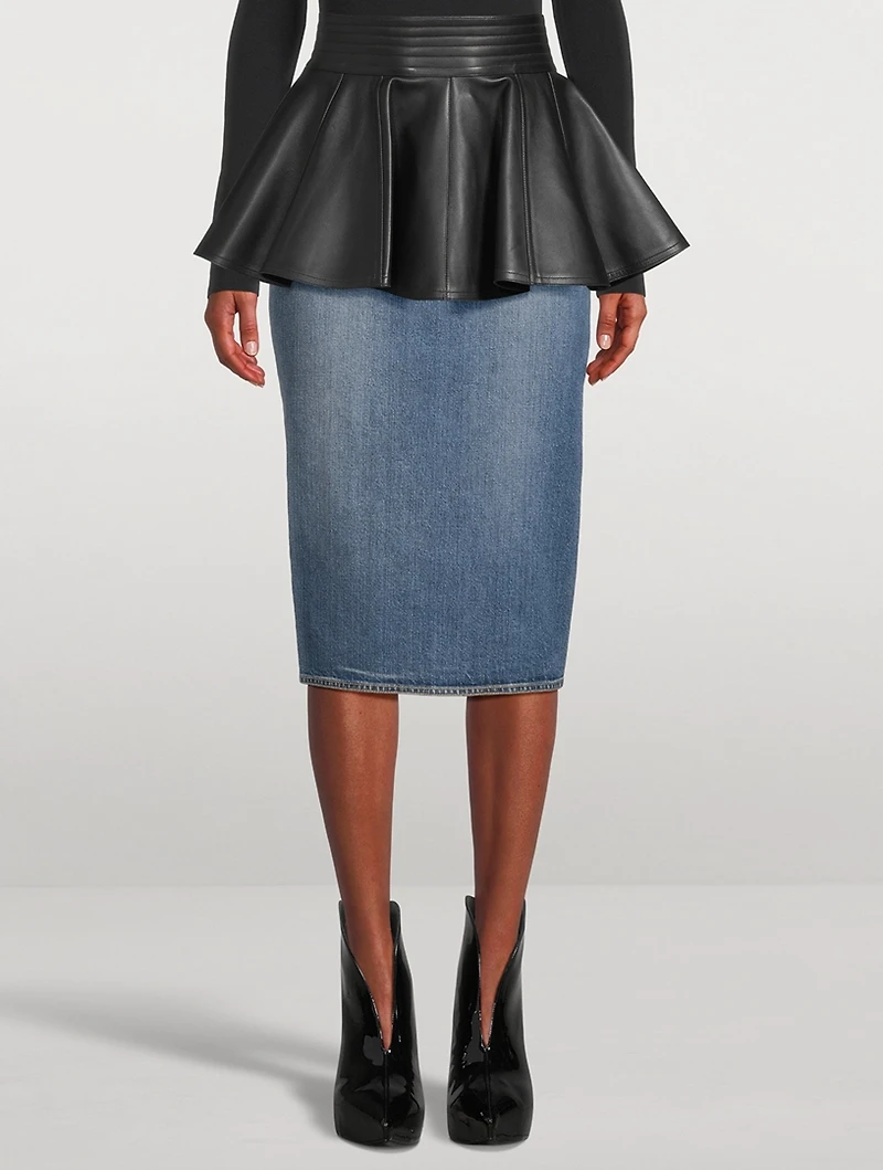 Leather Skirt Belt