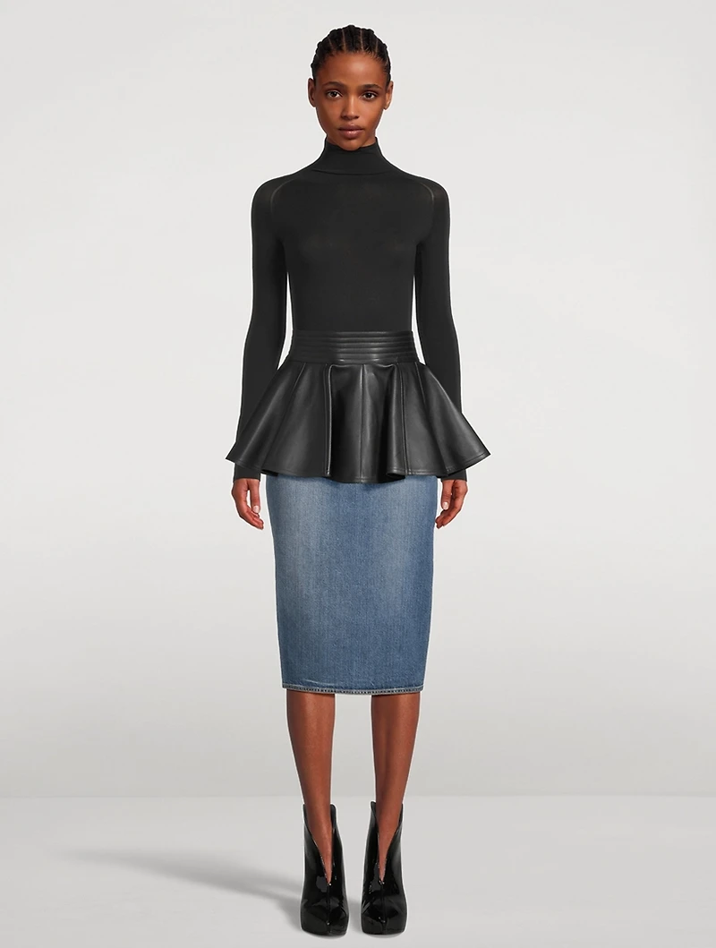 Leather Skirt Belt