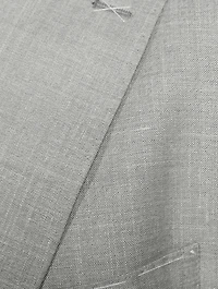 Wool Silk And Linen Two-Piece Suit