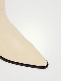 June Leather Western Boots