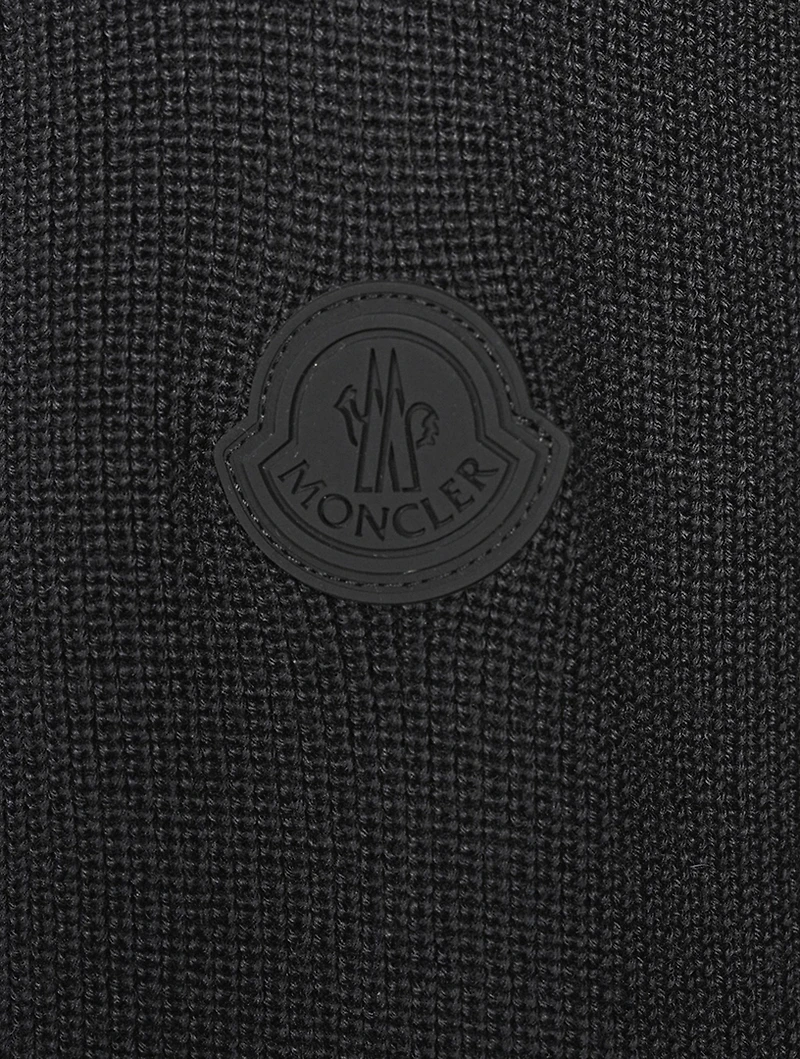 Wool-Blend Down Padded Cardigan