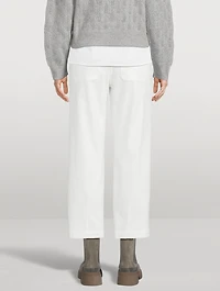 Straight-Leg Trousers