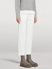 Straight-Leg Trousers