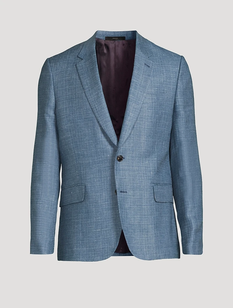 Linen And Wool Tailored Jacket