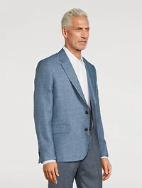 Linen And Wool Tailored Jacket