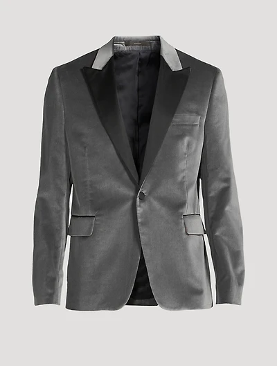 Cotton Two-Button Evening Jacket