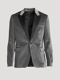 Cotton Two-Button Evening Jacket