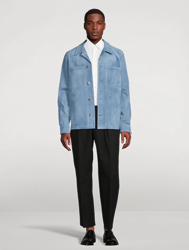 Suede Overshirt
