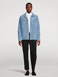Suede Overshirt