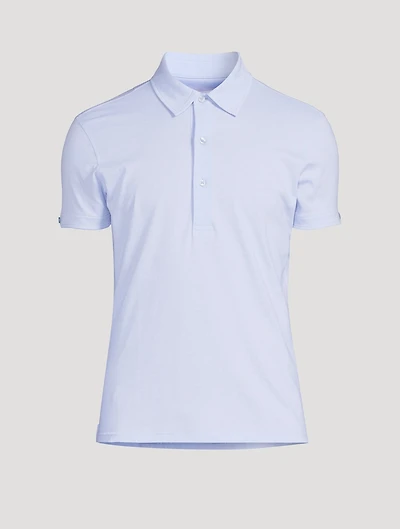 Sebastian Cotton And Silk Tailored Polo Shirt