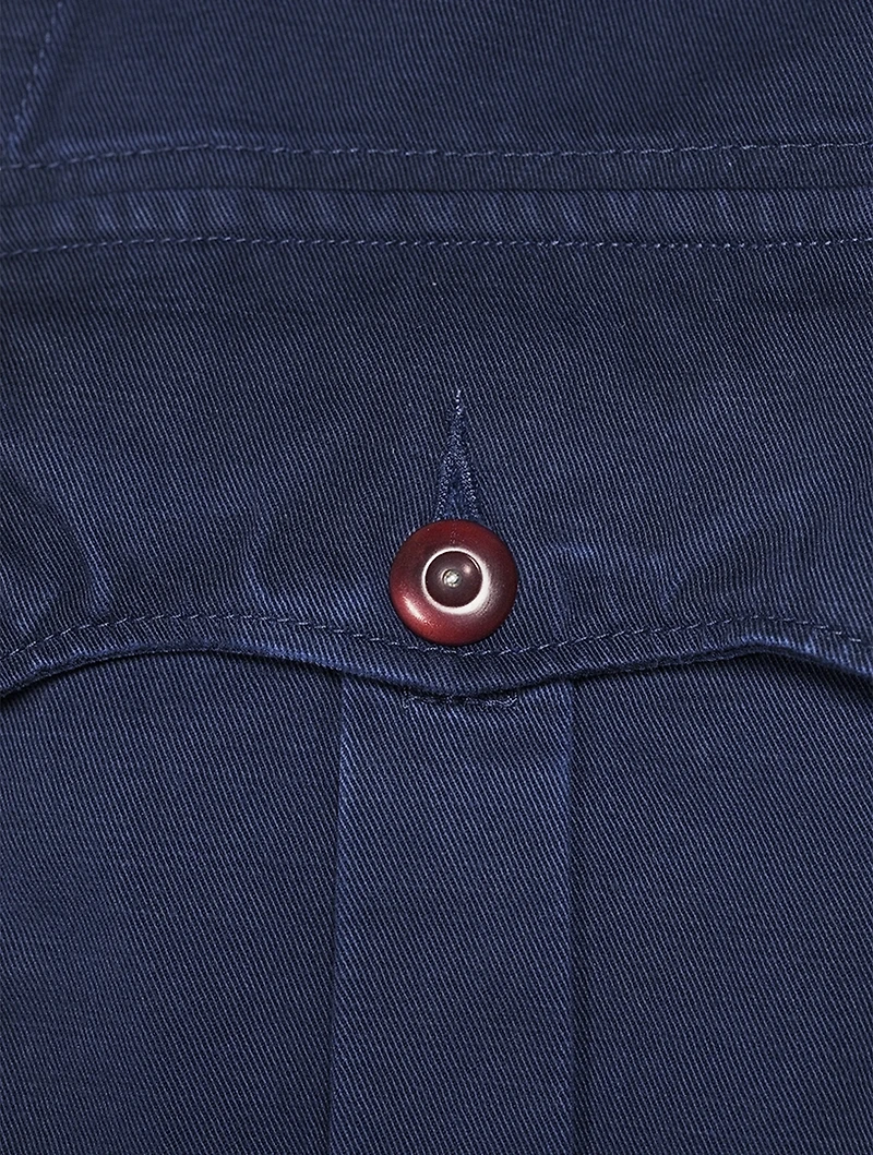 Twill Belted Utility Jacket