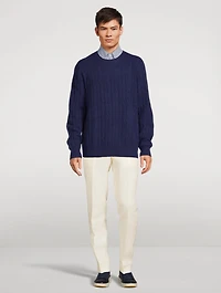 Linen Slim-Fit Pants