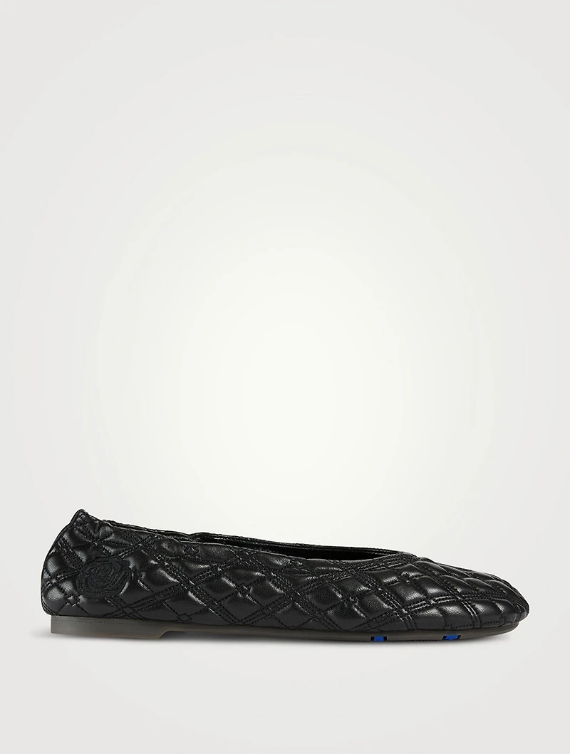 Sadler Quilted Leather Ballerinas