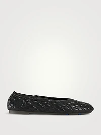 Sadler Quilted Leather Ballerinas
