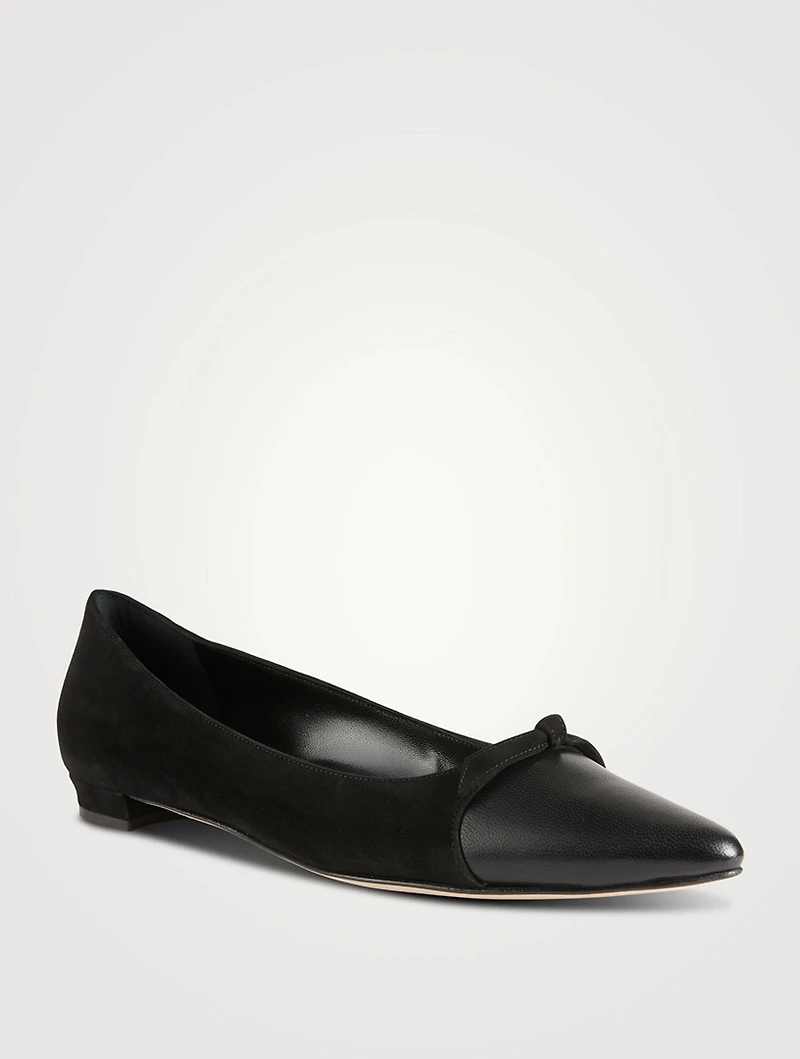 Tiaka Leather Ballet Flats