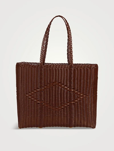 Large Basket Tote Bag